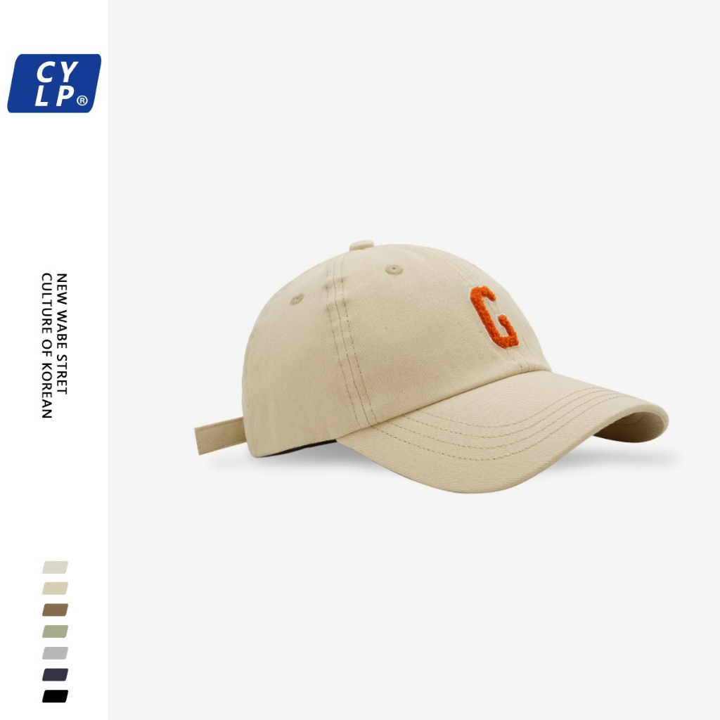 Mũ Lưỡi Trai Mềm Thêu Chữ G Phong Cách Đường Phố Hàn Quốc Chất Lượng Cao