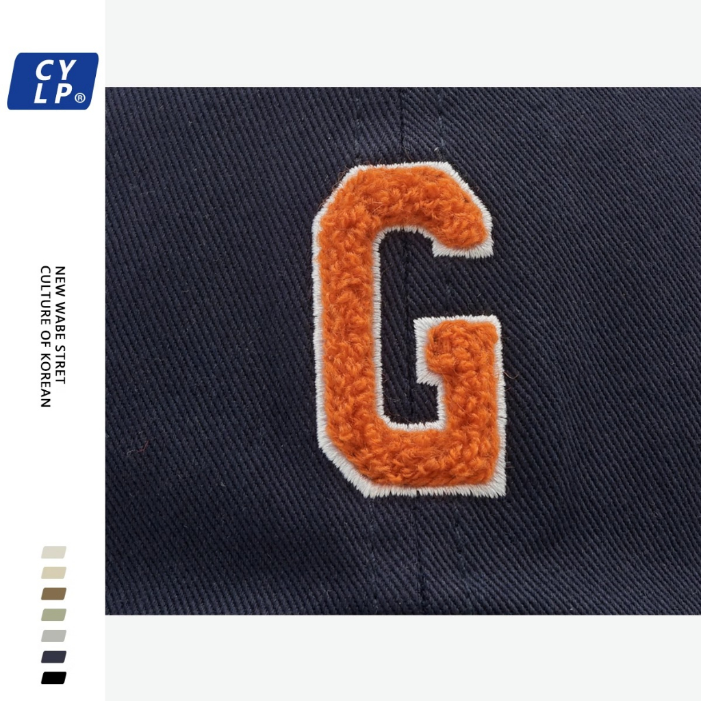 Mũ Lưỡi Trai Mềm Thêu Chữ G Phong Cách Đường Phố Hàn Quốc Chất Lượng Cao