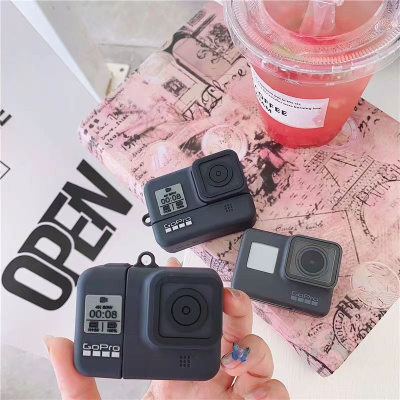 Vỏ Bảo Vệ Hộp Sạc Tai Nghe AirPods 1 / 2 / Pro / 3 Bằng Silicon Họa Tiết Hoạt Hình Dễ Thương Chống Sốc