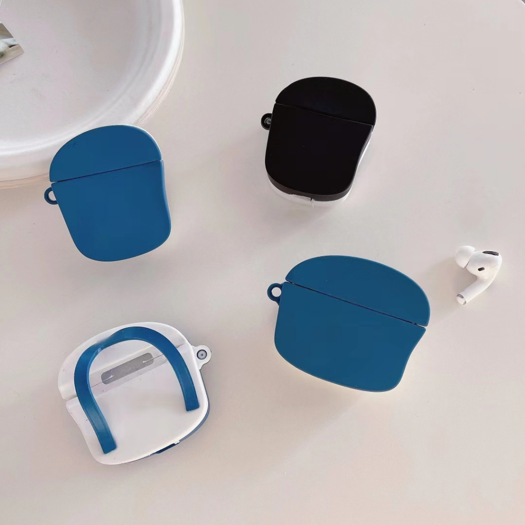 Vỏ Bảo Vệ Hộp Sạc Tai Nghe AirPods 1 / 2 / Pro / 3 Bằng Silicon Họa Tiết Hoạt Hình Dễ Thương Chống Sốc