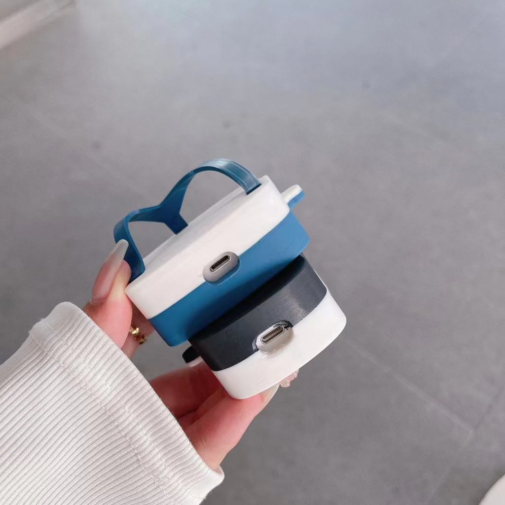Vỏ Bảo Vệ Hộp Sạc Tai Nghe AirPods 1 / 2 / Pro / 3 Bằng Silicon Họa Tiết Hoạt Hình Dễ Thương Chống Sốc
