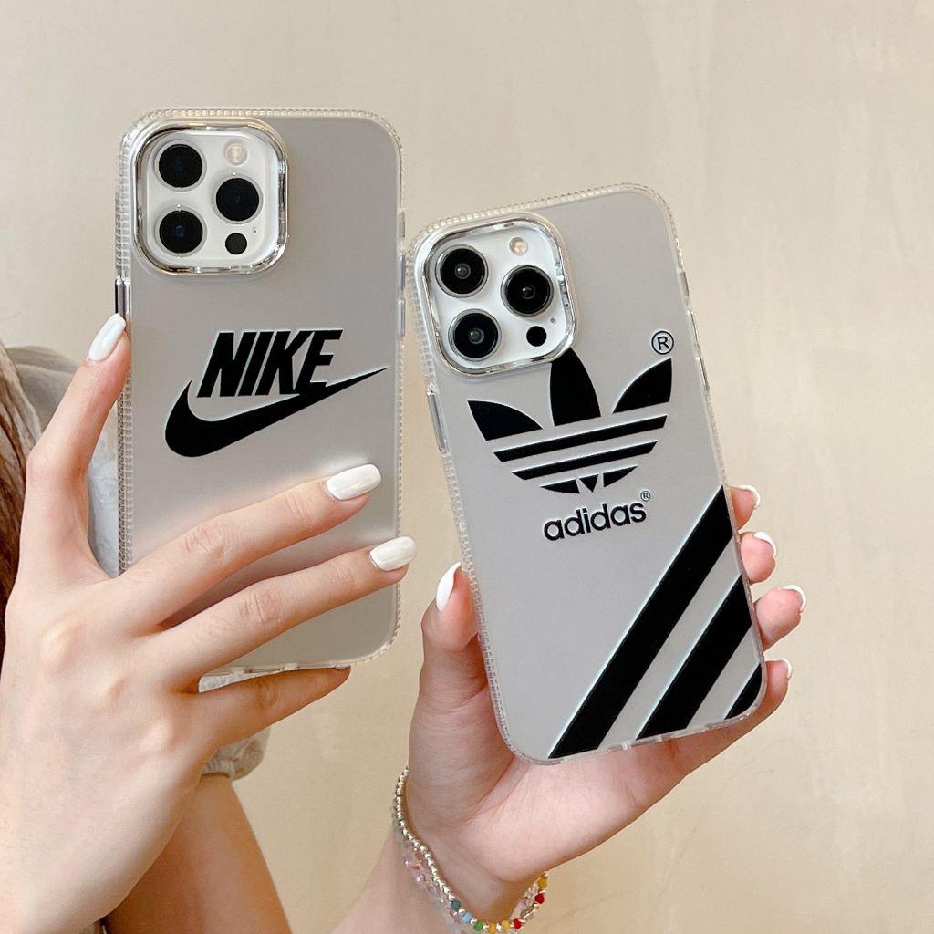 Ốp Điện Thoại Cứng Chống Sốc In Logo Adidas Cho iPhone 14 13 12 pro max i11 i14