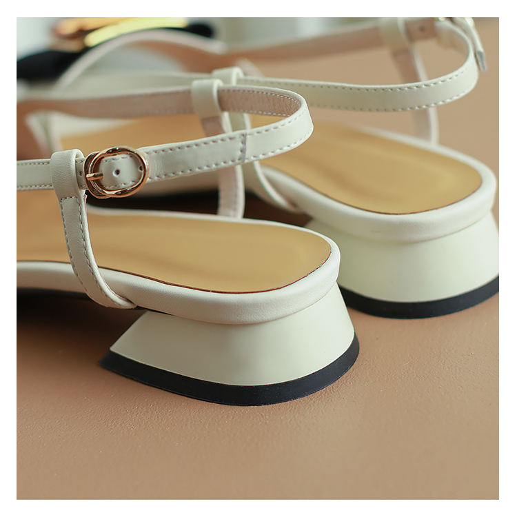 Giày Sandal Cao Gót Hở Mũi Thời Trang Cho Nữ