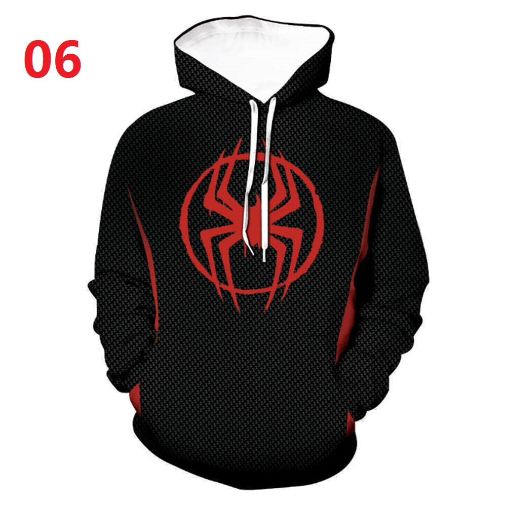 Áo Khoác Hoodie Có Khóa Kéo In Hình Người Nhện Thời Trang Cho Nam Và Nữ