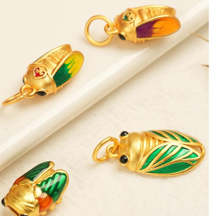 Phụ Kiện Hạt Xỏ Màu Vàng Cát / Vàng Kim Tự Làm Phụ Kiện Trang Sức Vòng Tay Seiko Phiên Bản Retention Lại Được Bảo Quản Cao Cấp diy