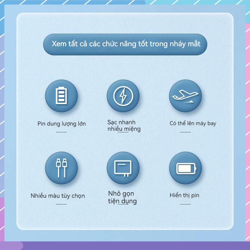 Pin Sạc Dự Phòng Đa Năng 20000mAh 4 Dây Siêu Nhanh Màu Trong Suốt Cho Samsung / Xiaomi / oppo / vivo