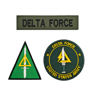 Miếng dán ủi ba lô / ba lô thêu huy hiệu delta force mỹ