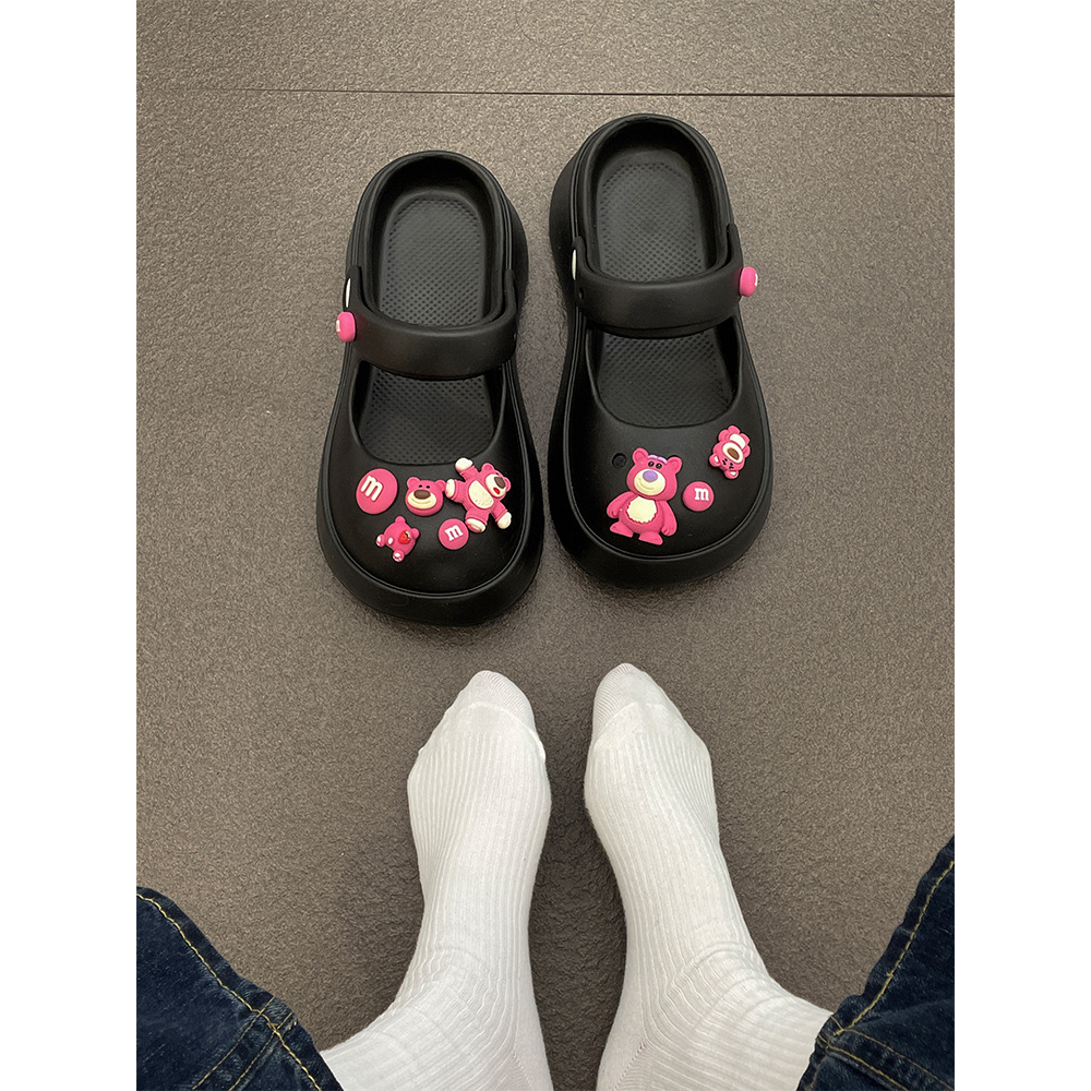 ⚡có hàng sẵn⚡dép cross đế cao Đế Mềm Thoáng Khí Chống Trượt Dễ Thương dép nhựa AB2274