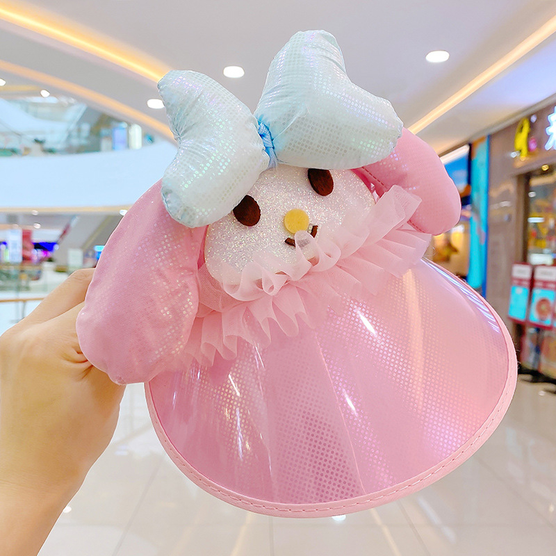 Mũ Lưỡi Trai Hở Chóp Che Nắng Chống Tia Cực Tím In Hoạt Hình Dễ Thương Cho Bé