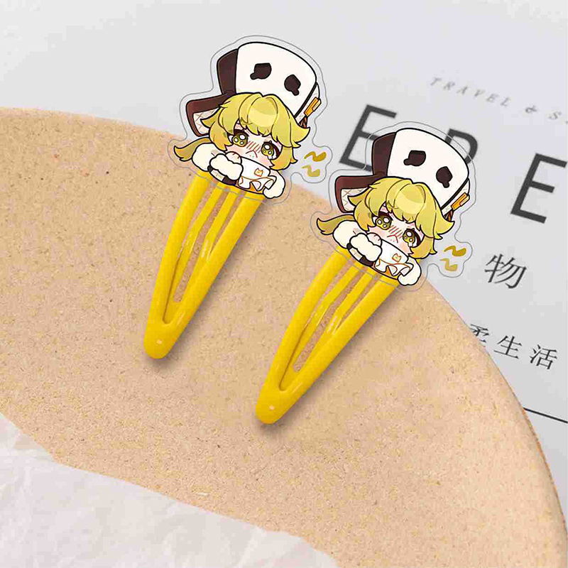 Honkai: Kẹp Tóc Bằng Bạc Hình Sói Đường Ray Ngôi Sao