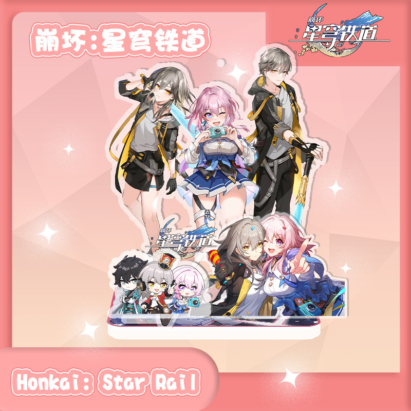 Đồ Trang Trí 3 Trong 1 Hình Ngôi Sao Đứng Bằng Acrylic Jingyuan yanqing