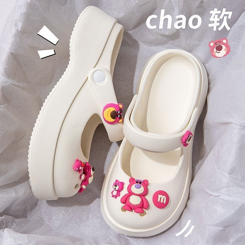 ⚡có hàng sẵn⚡dép cross đế cao Đế Mềm Thoáng Khí Chống Trượt Dễ Thương dép nhựa AB2274