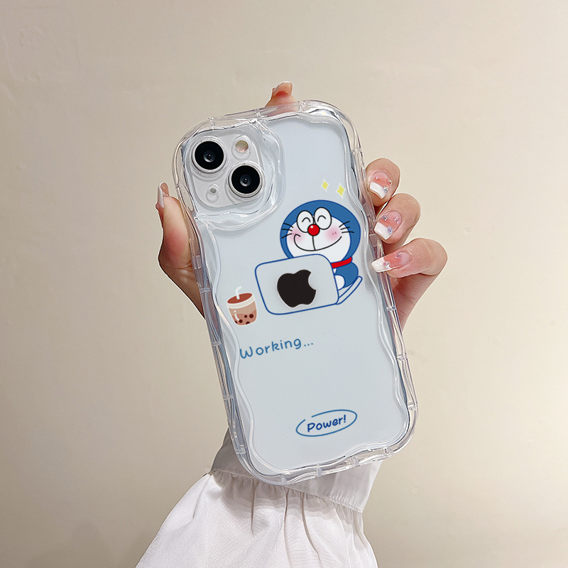Ốp Điện Thoại Trong Suốt In Hình Gấu Dâu Hoạt Hình Cho iPhone 11 12 Pro 13 14ProMax 12mini 6s 7 8Plus x xr xs max 14 Plus SE