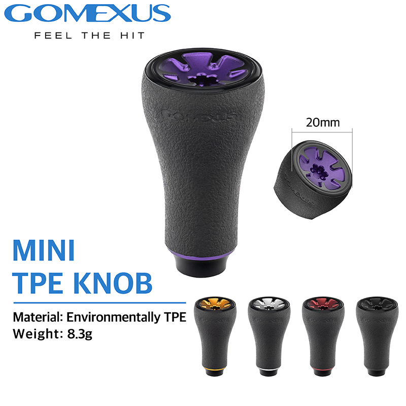 Tay Cầm Gomexus Touch 20mm knob Chuyên Dụng Cho Cuộn Dây Gắn Máy Câu Cá Shimano Stradic Sustain Daiwa Revros EX LT Ryobi Maturity 500-2500 TA20