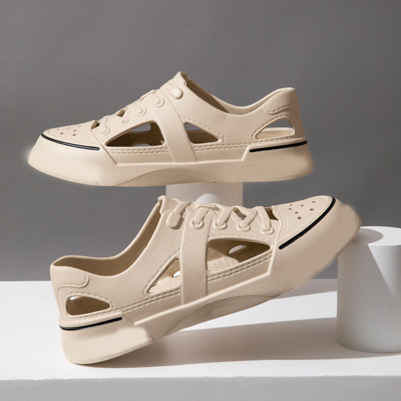 Giày sneaker đi biển siêu nhẹ chống nước nam nữ - Giày nhựa lỗ nam nữ đi mưa siêu bền - GL045