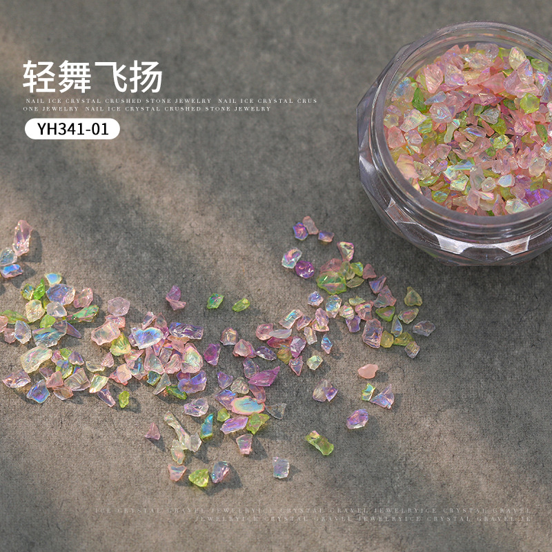 Đá Pha Lê Phân Cực Tự Nhiên 3D Dùng Trang Trí Móng Tay DIY