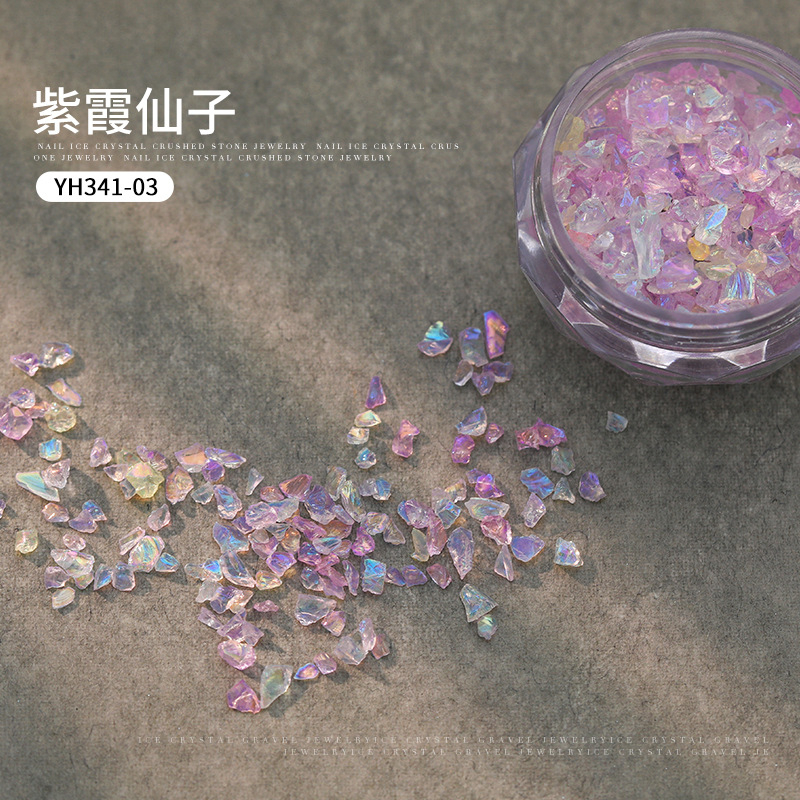 Đá Pha Lê Phân Cực Tự Nhiên 3D Dùng Trang Trí Móng Tay DIY