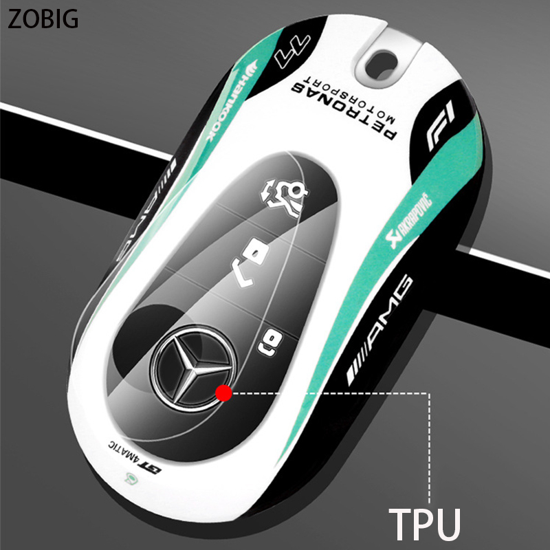 Vỏ Bọc Chìa Khóa Điều Khiển Từ Xa Cho Xe Hơi Mercedes-Benz W206 C-Class C200 C300 Benz S-Class W223