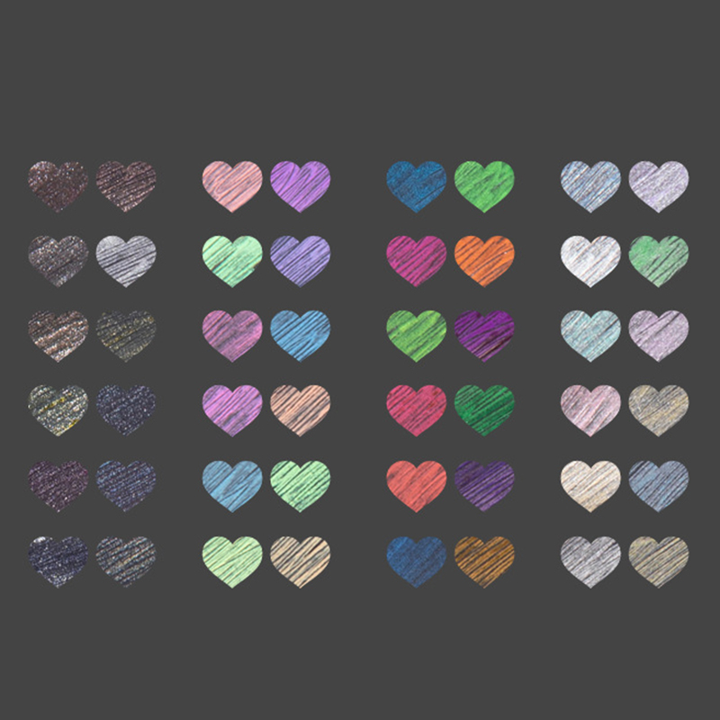 Set 60 Bút Nhũ Gel 12 # 24 # 36 # 48 Màu Glitter