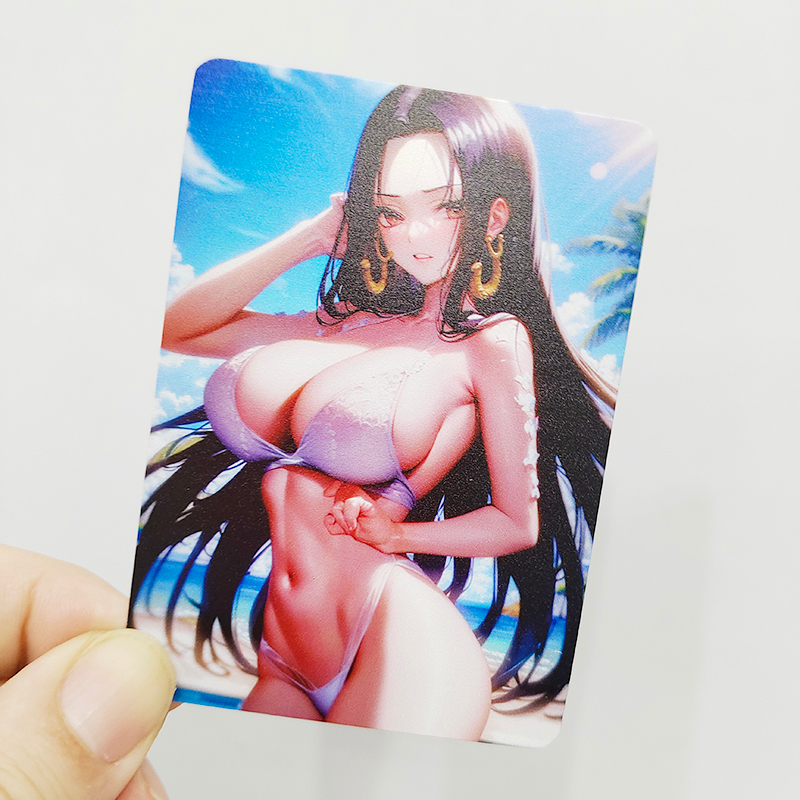 Bộ Sưu Tập Thẻ Hình Nhân Vật Boa Hancock Trong Phim Hoạt Hình One Piece Bằng Kim Loại