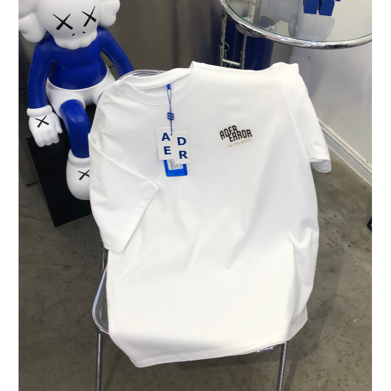 Áo Kiểu Thêu Họa Tiết Phong Cách Cơ Bản🪡Áo Thun cotton Cổ Tròn Ngắn Tay Dáng Rộng In Chữ Thời Trang Mùa Hè Cho Cặp Đôi