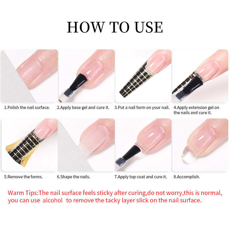 Gel Nối Dài Móng Tay Nhanh Chóng Và Hiệu Ứng Bán Vĩnh Viễn 7ML