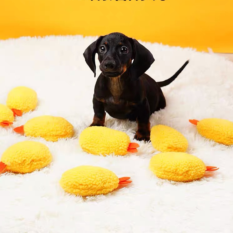 Đồ chơi nhồi bông kiểu dáng tôm chiên xinh xắn cho thú cưng