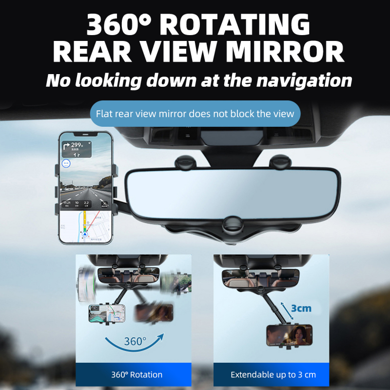Hdoorlink Giá Đỡ Điện Thoại Xoay 360 Độ Tiện Dụng Cho Xe Hơi