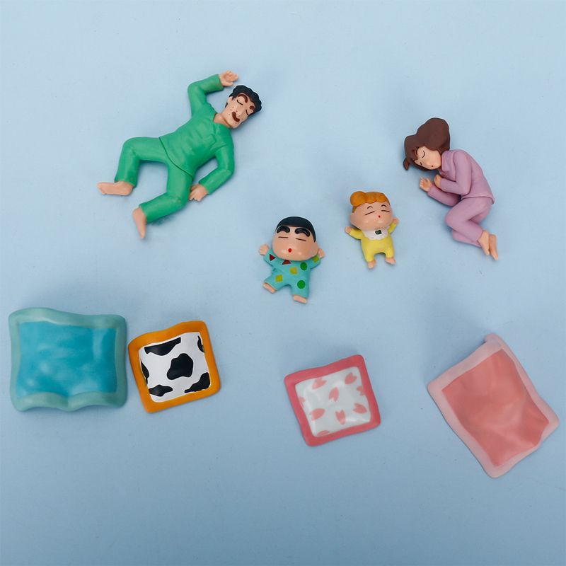 Set 4 Mô Hình Nhân Vật Phim Hoạt Hình Shin-chan Bằng PVC
