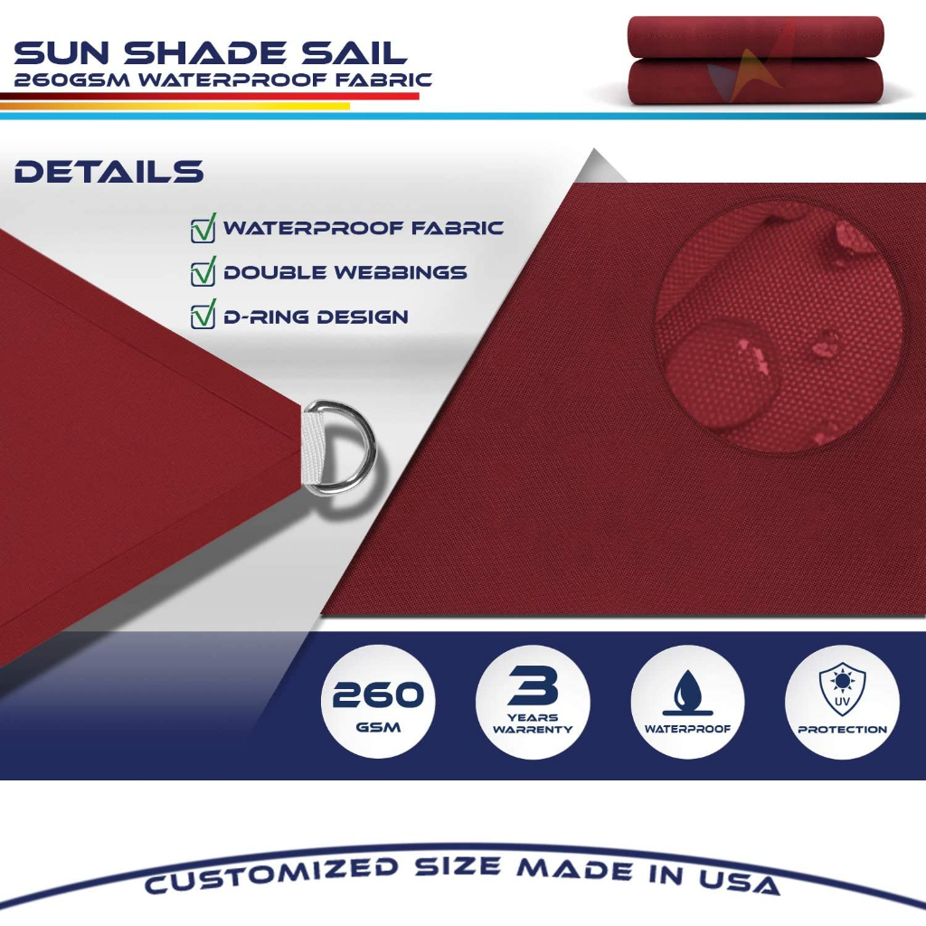 Tấm Bạt Che Nắng 420D Bằng Vải Oxford 98% Chống Tia Cực Tím Chống Nước Chuyên Dụng Cho Sân Vườn