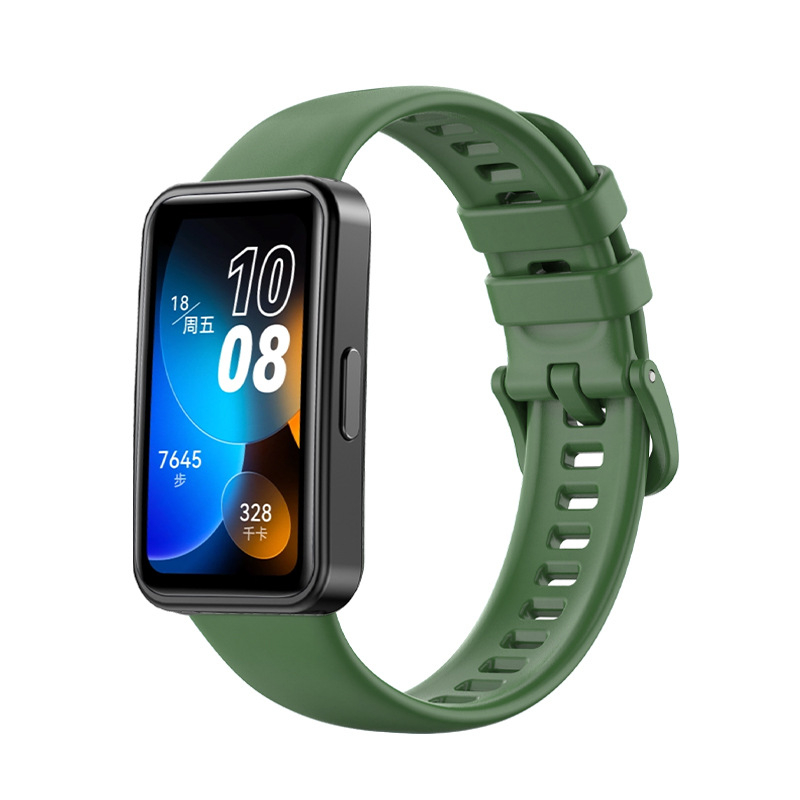 Dây Đeo Thay Thế Bằng Silicone Mềm Nhiều Màu Sắc Cho Huawei Band 8 7 6 8