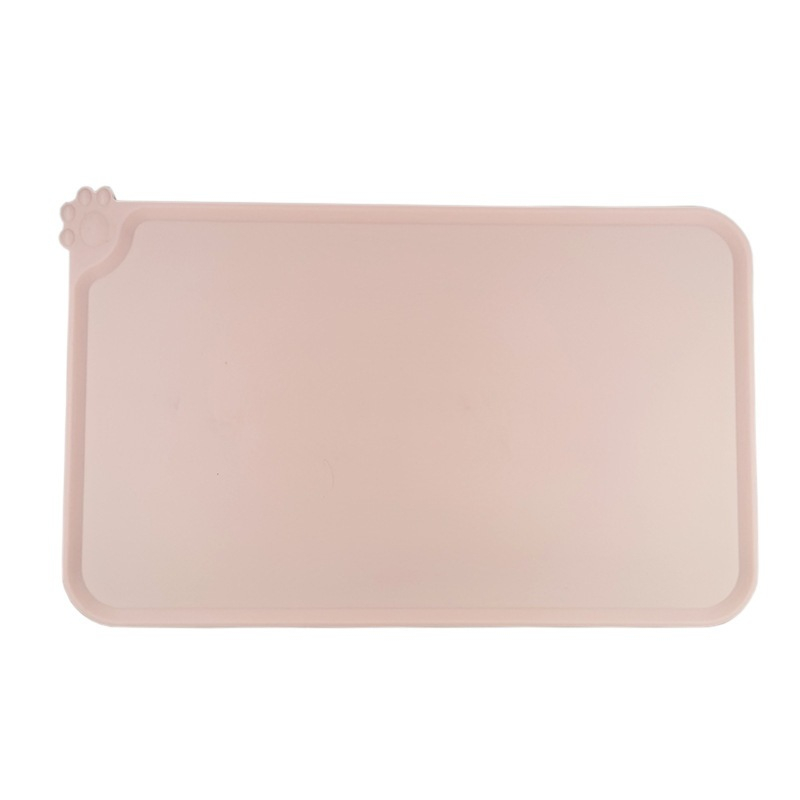 Elsabell. Tấm Lót Bàn Ăn bằng silicon cho Chó mèo thú cưng Chống thấm nước chống trượt