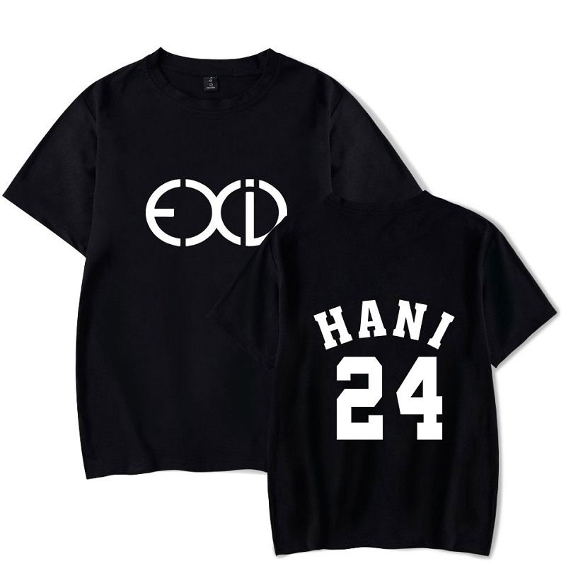 Áo Thun Cotton Tay Ngắn Dáng Rộng EXID 24 HANI Plus Size 4XL 393A