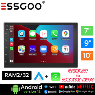 Essgoo màn hình 7 "9" 10 "ram2 wifi gps android 2din 7 inch 9 inch 10 inch cho xe hơi android tự động ram 2gb