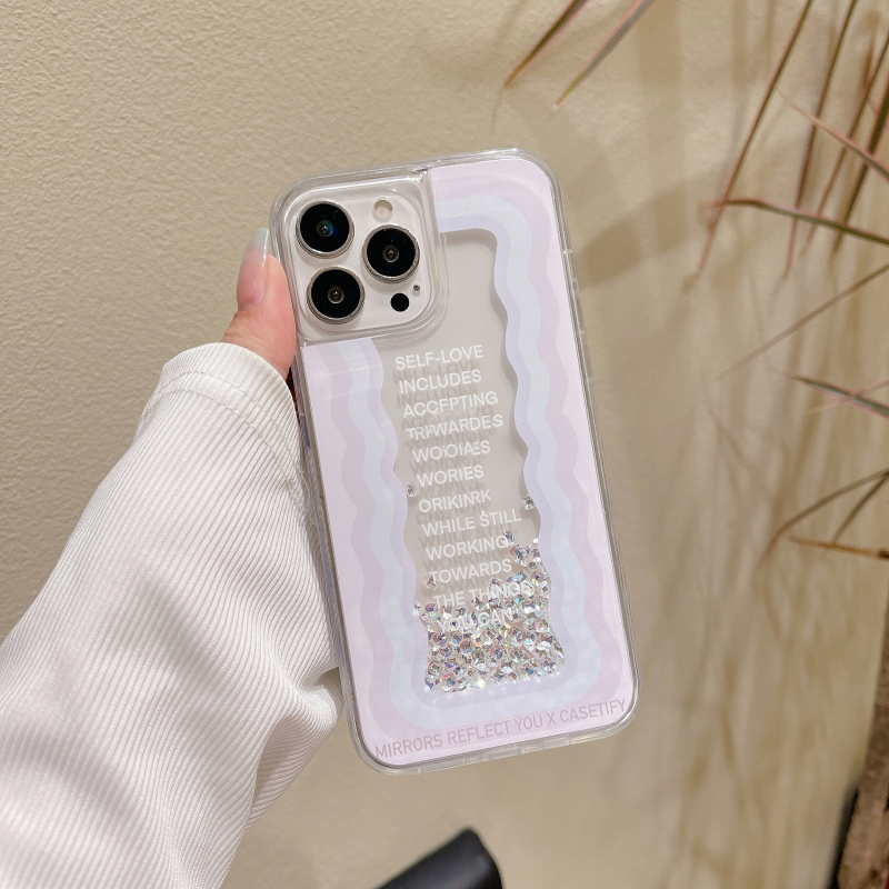 Ốp Điện Thoại Silicon Mềm Trong Suốt Chống Sốc Họa Tiết Gợn Sóng Đơn Giản Cho iPhone 14 13 12 11 Pro Max 14 Plus