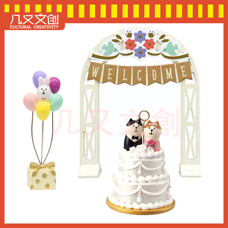 Decole Nhỏ Objects✿Phấn Trang Điểm D00-16 Phong Cách Nhật Bản❤Giá Đỡ Thẻ Tin Nhắn Để Bàn Kiểu Nhật Bản Dùng Trang Trí Đám Cưới / Valentine