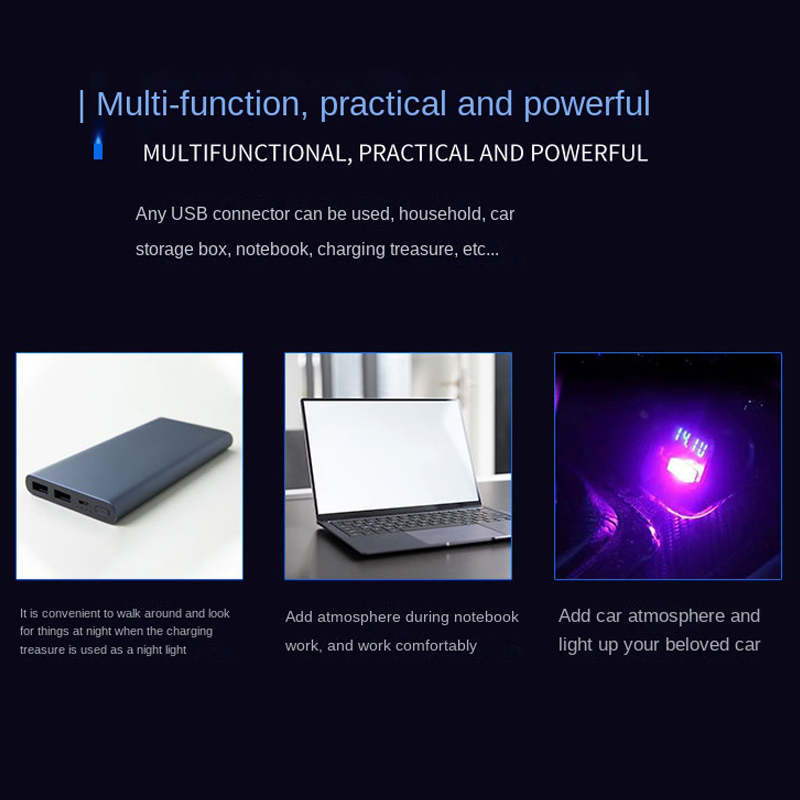 Đèn led usb mini 5v Trang Trí Nội Thất Xe Hơi