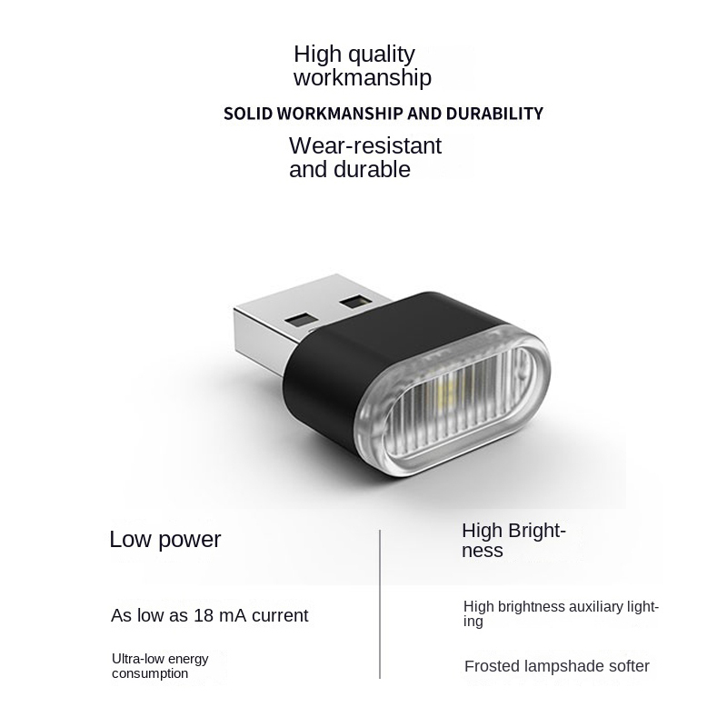 Đèn led usb mini 5v Trang Trí Nội Thất Xe Hơi