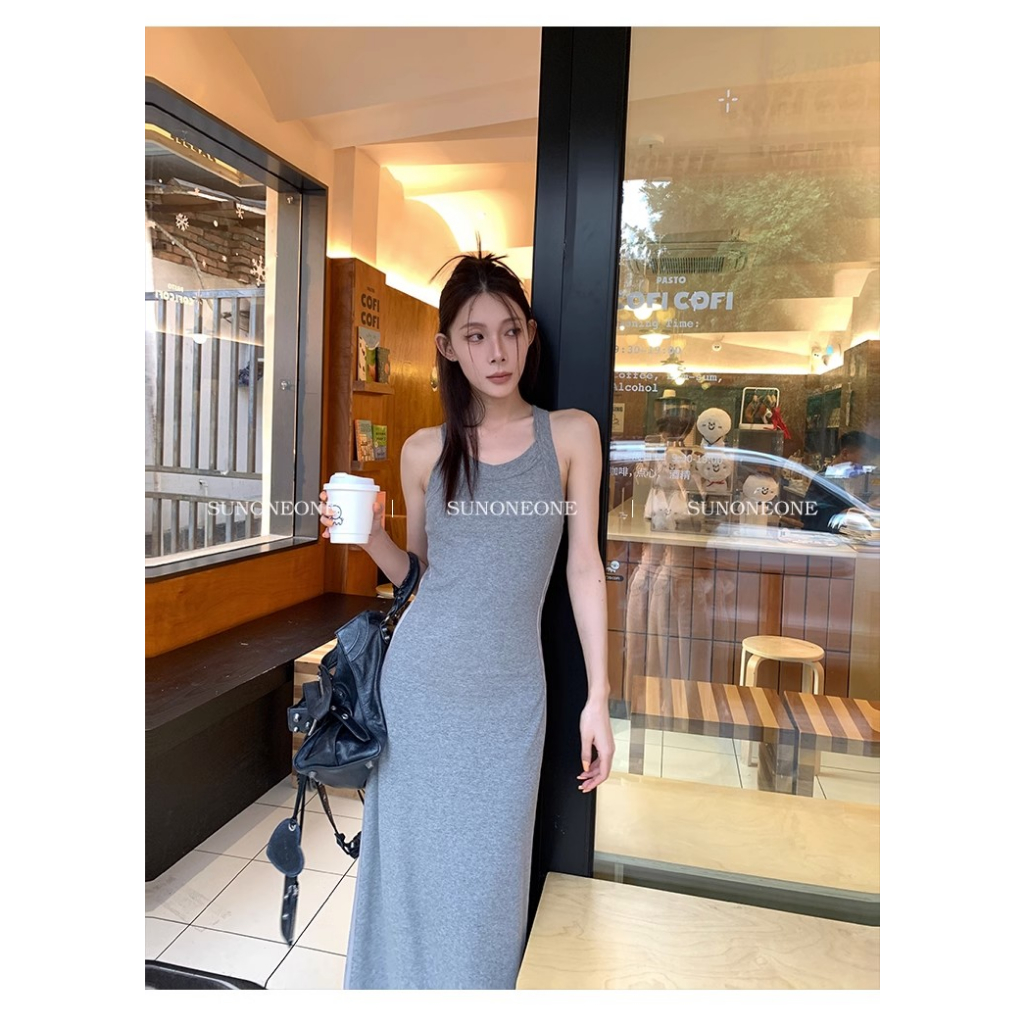 Đầm Dài Dáng Ôm Hở Lưng Thời Trang Mùa Hè 2023 Phong Cách Mới Chất Lượng Cao
