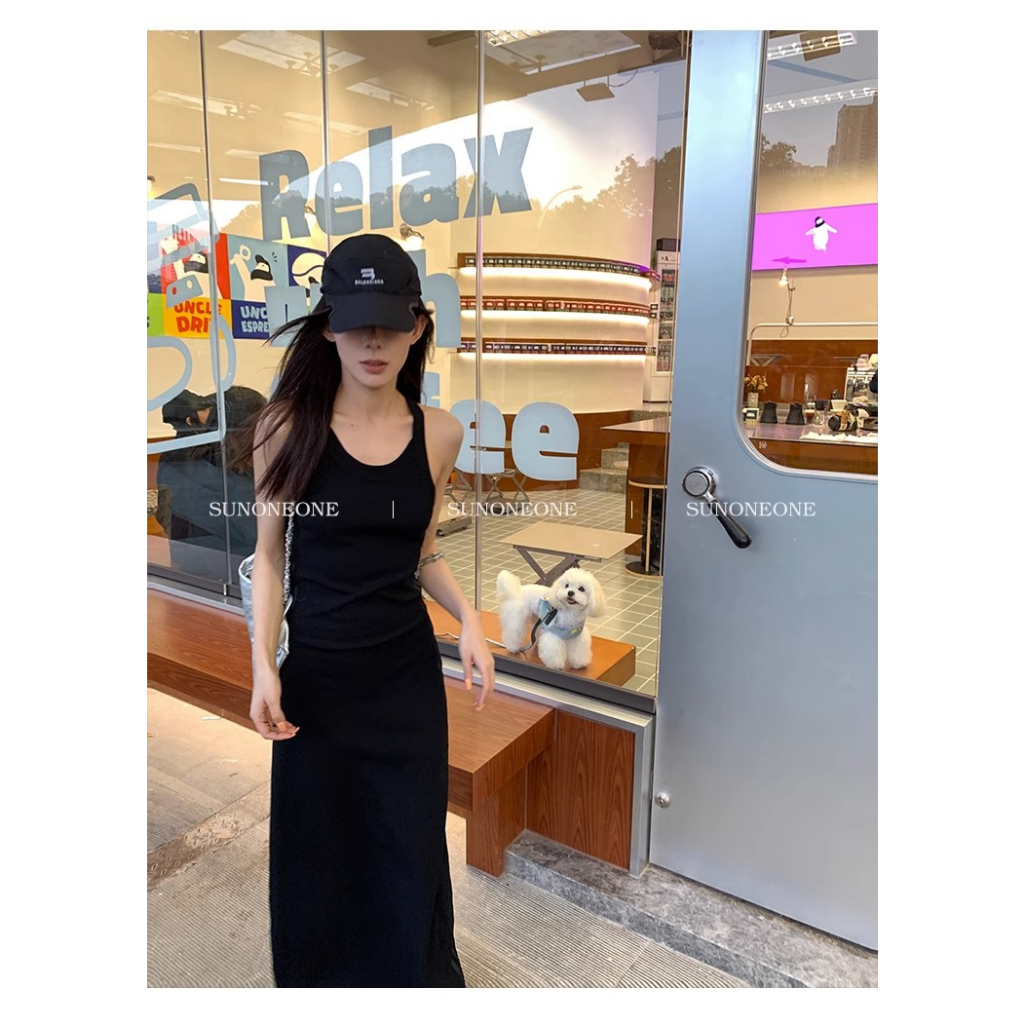 Đầm Dài Dáng Ôm Hở Lưng Thời Trang Mùa Hè 2023 Phong Cách Mới Chất Lượng Cao