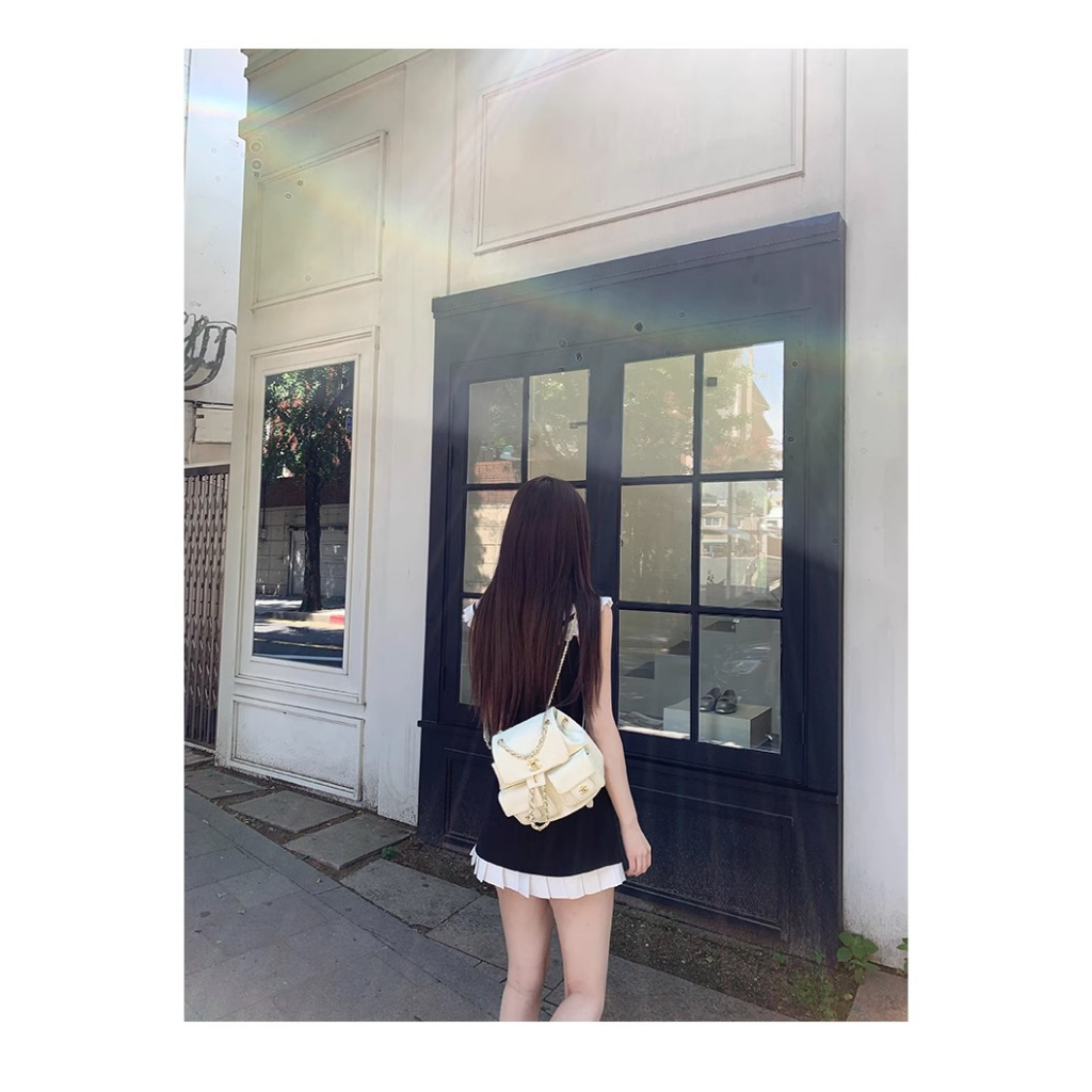 Đầm Đen Cổ Thủy Thủ Dáng Ôm Thời Trang Phong Cách Mới 2023