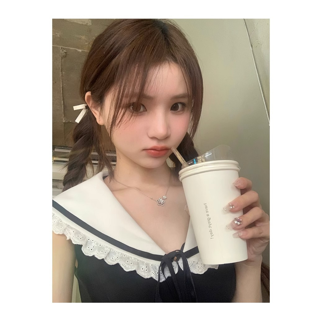 Đầm Đen Cổ Thủy Thủ Dáng Ôm Thời Trang Phong Cách Mới 2023