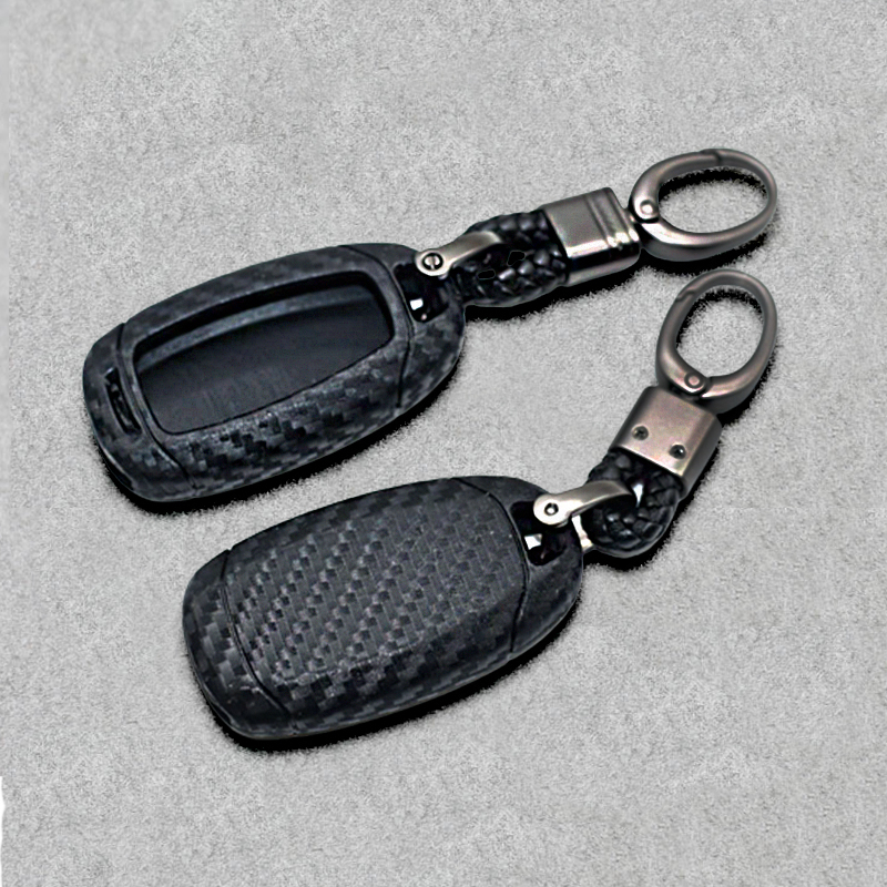 Ốp Khoá Accent 2021Ốp Chìa Khoá Accent Bọc Chìa Khoá Santafe Hyundai Kona Tucson I10 Sợi carbon silicone