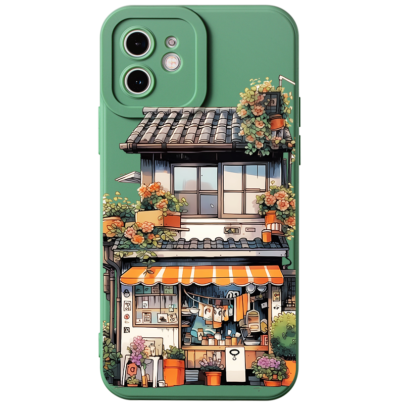 Ốp lưng JEERO mềm hoạt hình dễ thương đẹp Cho iPhone 15 14 13 12 11 Pro Max SE 2020 X XR XS 8 7 ip 6S 6 Plus kute HFF3298