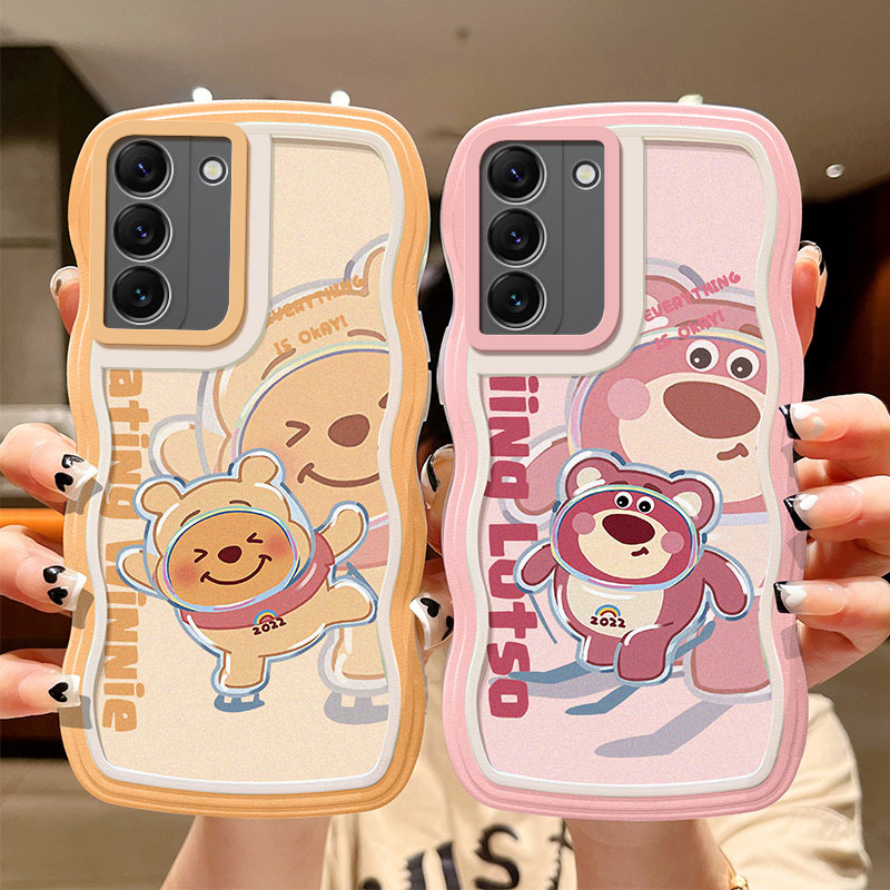 Ốp Điện Thoại Mềm Hình Gấu Pooh Cho samsung Galaxy S21 5G S21 + 5G S21FE S21 ULTRA S22 5G S22 + S22 ULTRA 5G Hoạt Hình