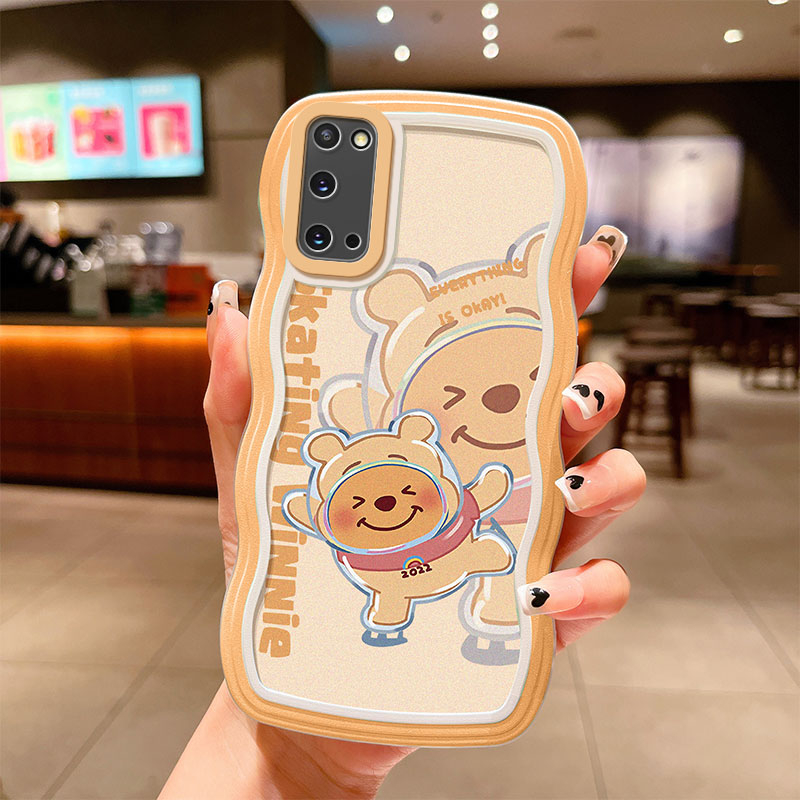 Ốp Điện Thoại Mềm Hình Gấu Pooh Cho samsung Galaxy S10 4G S10PLUS S10 + S20 5G S20 + 5G S20FE 5G S20 ULTRA 5G Hoạt Hình
