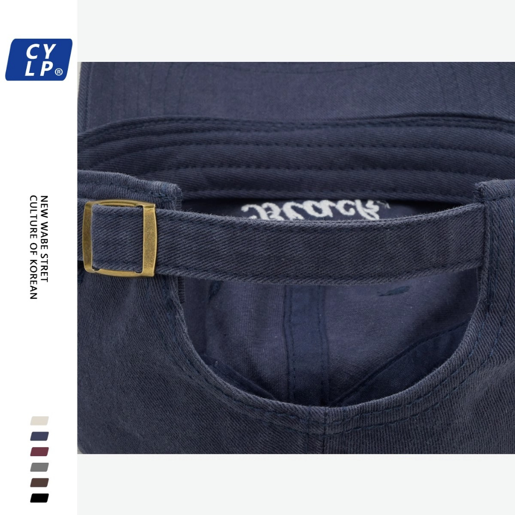 Mũ Lưỡi Trai Mềm Thêu Chữ Phong Cách Hàn Quốc Thời Trang Xuân Hè Cho Cặp Đôi