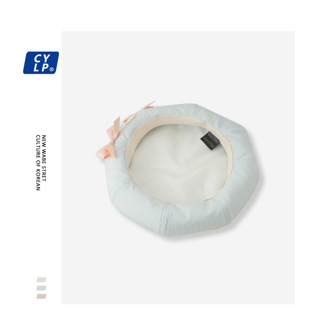 Mũ Beret Đính Nơ Hoa Nhỏ Dễ Thương Ngọt Ngào Thời Trang Mùa Hè Cho Nữ