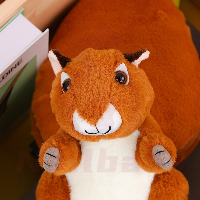 ✨2 Trong 1sóc✨ 25cm Gấu Bông sóc Cosplay Bông Cao Cấp Gấu Bông Thú Nhồi