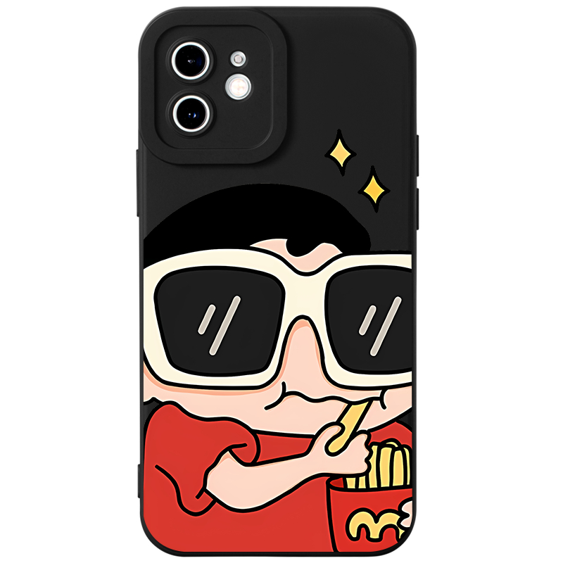 Ốp lưng JURSUE mềm hoạt hình dễ thương đẹp Cho iPhone 14 13 12 11 Pro Max SE 2020 X XR XS 8 7 ip 6S 6 Plus kute Y3645